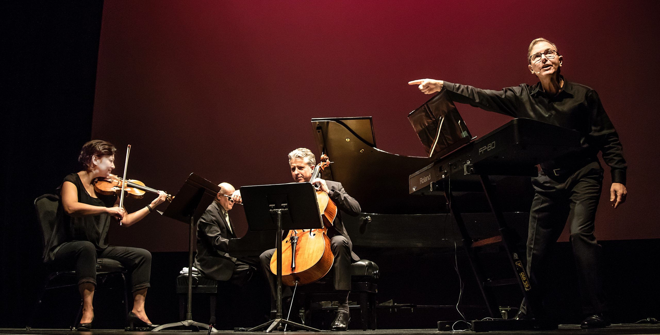 Gryphon Trio and Rob Kapilow in What Makes It Great? © Andre Gagne